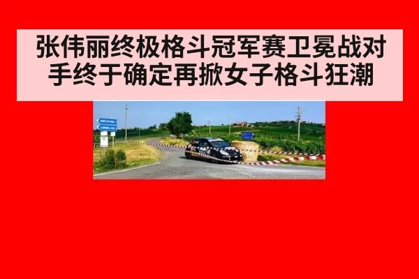 张伟丽终极格斗冠军赛卫冕战对手终于确定再掀女子格斗狂潮